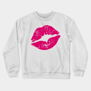 Hot Pink Lips (Light) Crewneck Sweatshirt